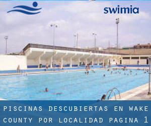 Piscinas descubiertas en Wake County por Localidad - página 1