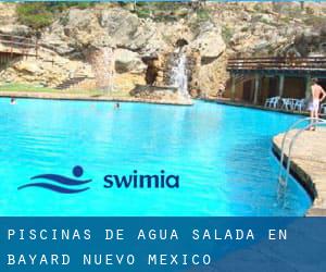 Piscinas de agua salada en Bayard (Nuevo México)