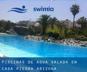 Piscinas de agua salada en Casa Piedra (Arizona)