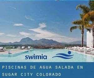 Piscinas de agua salada en Sugar City (Colorado)