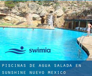 Piscinas de agua salada en Sunshine (Nuevo México)