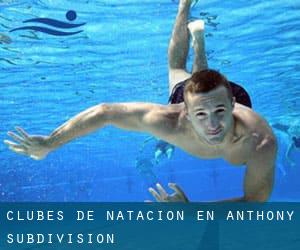 Clubes de natación en Anthony Subdivision