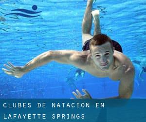 Clubes de natación en Lafayette Springs